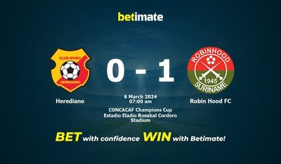 エレディアーノ vs ロビンフッド FC 予測、オッズ、賭けのヒント 03/05/2024