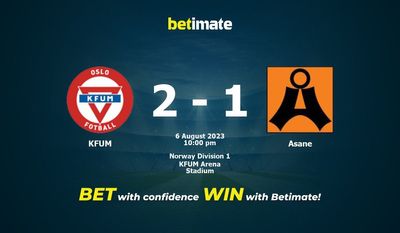 KFUM vs Asane 予測、オッズ、賭けのヒント 08/06/2023