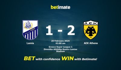 ラミア vs AEK アテネ 予測、オッズ、賭けのヒント 02/24/2024