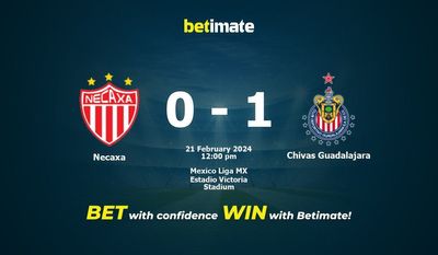 Necaxa vs Chivas Guadalajara 予測、オッズ、賭けのヒント 02/21/2024