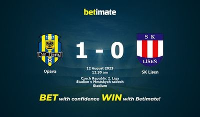 Opava vs SK Lisen 予測、オッズ、賭けのヒント 08/11/2023