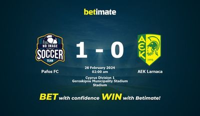 パフォスFC vs AEKラルナカ 予測、オッズ、賭けのヒント 02/25/2024