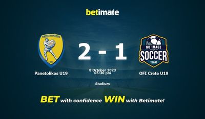 パネトリコス U19 vs OFI クレタ U19 予測、オッズ、賭けのヒント 10/08/2023