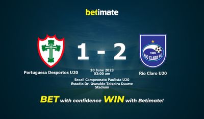 ポルトゥゲサ・デスポルトス U20 vs リオ・クラロ U20 予測、オッズ、賭けのヒント 06/29/2023