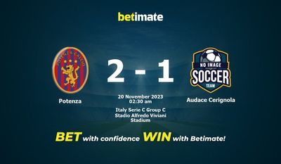 Potenza vs Audace Cerignola 予測、オッズ、賭けのヒント 11/19/2023