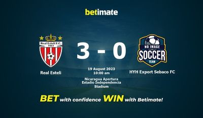 レアル・エステリ vs HYH Export Sebaco FC 予測、オッズ、賭けのヒント 08/19/2023