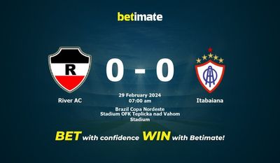 River AC vs Itabaiana 予測、オッズ、賭けのヒント 02/28/2024