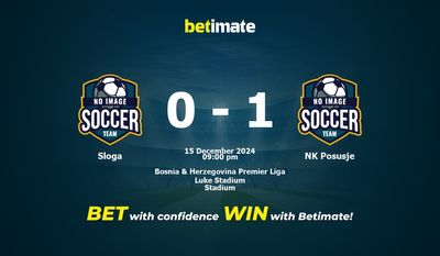 Sloga vs NK Posusje 予測、オッズ、賭けのヒント 12/15/2024
