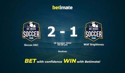 Slovan HAC vs WAF Brigittenau 予測、オッズ、賭けのヒント 10/26/2023
