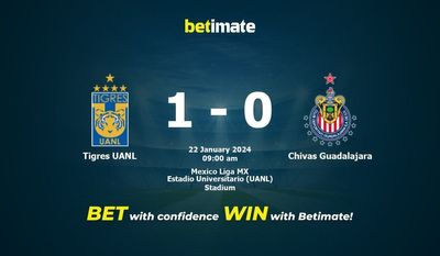 ティグレス UANL vs シーバス グアダラハラ 予測、オッズ、賭けのヒント 01/22/2024