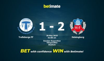 トレレボルグ FF vs ヘルシングボリ 予測、オッズ、賭けのヒント 05/27/2025