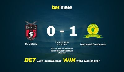 TS Galaxy vs Mamelodi Sundowns 予測、オッズ、賭けのヒント 03/06/2024