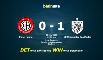 Union Huaral vs CD Universidad San Martin 予測、オッズ、賭けのヒント 07/29/2023