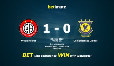 Union Huaral vs コメルシャンテス・ウニドスの予測、オッズ、賭けのヒント 06/19/2023