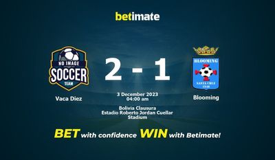 Vaca Diez vs Blooming 予測、オッズ、賭けのヒント 12/02/2023