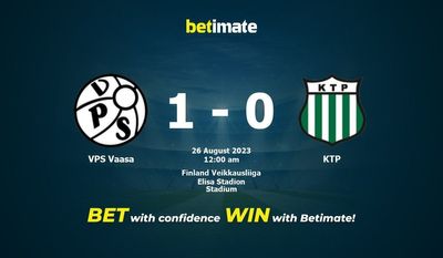 VPS Vaasa vs KTP 予測、オッズ、賭けのヒント 08/25/2023
