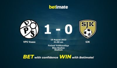VPS Vaasa vs SJK 予測、オッズ、賭けのヒント 08/09/2023