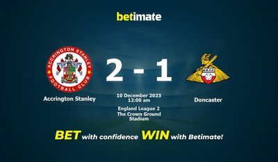 Accrington Stanley 대 Doncaster 예측, 확률 및 베팅 팁