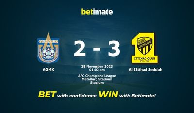 AGMK 대 알 이티하드 제다 예측, 승률 및 베팅 팁 2023년 11월 27일