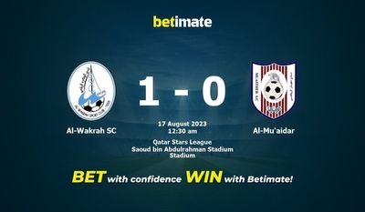 Al-Wakrah SC 대 Al-Mu'aidar 예측, 승률, 베팅 팁 2023-08-16