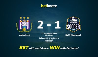 RWD Molenbeek 47 vs RSC Anderlecht Live Streams & H2H Stats