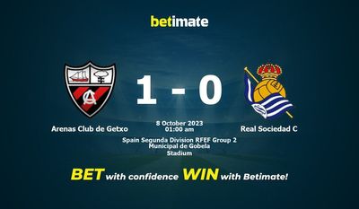 Arenas Club de Getxo 대 레알 소시에다드 C 예측, 승률 및 베팅 팁 2023-10-07