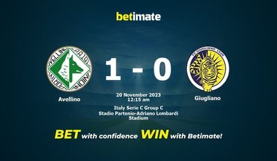 Avellino 대 Giugliano 예측, 승률 및 베팅 팁 2023년 11월 19일