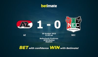 AZ 대 NEC 예측, 승률 및 베팅 팁 2023년 10월 29일