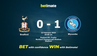 브래드포드 대 Wycombe 예측, 승률 및 베팅 팁 2024년 2월 21일