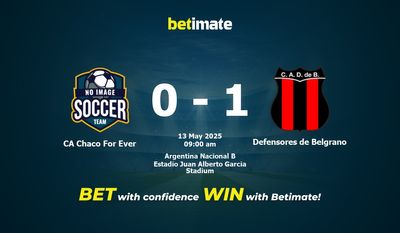 CA Chaco For Ever 대 Defensores de Belgrano 예측, 승률 및 베팅 팁 2025년 5월 13일