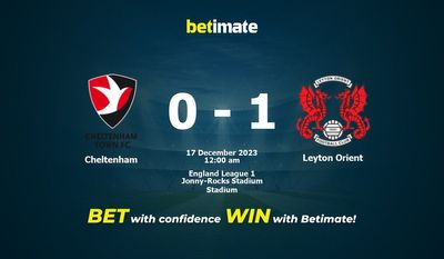 Cheltenham 대 Leyton Orient 예측, 승률 및 베팅 팁 2023-12-16