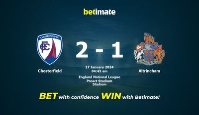Chesterfield 대 Altrincham 예측, 승률 및 베팅 팁 2024년 1월 16일