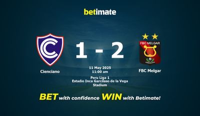 Cienciano 대 FBC Melgar 예측, 승률 및 베팅 팁 2025년 5월 11일