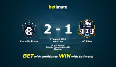 Clube Do Remo 대 AE Altos 예측, 승률 및 베팅 팁 2023년 8월 26일
