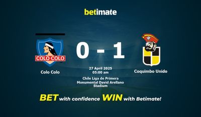 Colo Colo 대 Coquimbo Unido 예측, 승률 및 베팅 팁 2025년 4월 26일