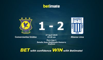 Comerciantes Unidos 대 Alianza Lima 예측, 승률 및 베팅 팁 2025년 4월 26일