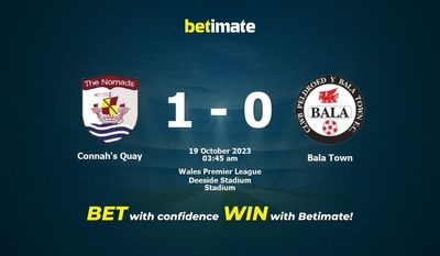 Connah's Quay 대 발라 타운 예측, 승률 및 베팅 팁 2023년 10월 18일
