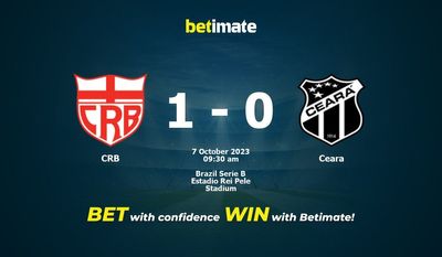 CRB 대 Ceara 예측, 확률 및 베팅 팁