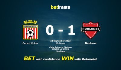 Curico Unido 대 Nublense 예측, 확률 및 베팅 팁 2023-09-23