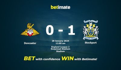 Doncaster 대 스톡포트 예측, 승률 및 베팅 팁