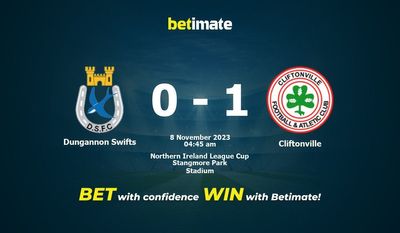 Dungannon Swifts 대 Cliftonville 예측, 확률 및 베팅 팁