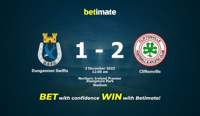 Dungannon Swifts 대 Cliftonville 예측, 확률 및 베팅 팁