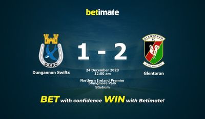 Dungannon Swifts 대 Glentoran 예측, 승률 및 베팅 팁 2023년 12월 23일