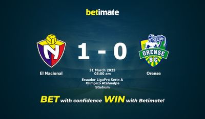 El Nacional 대 Orense 예측, 확률 및 베팅 팁 2025-03-30