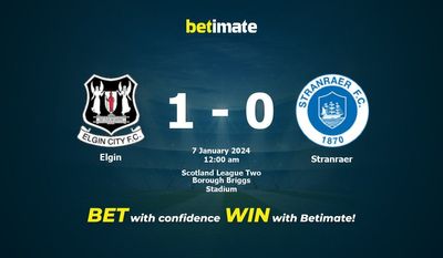 Elgin 대 Stranraer 예측, 확률 및 베팅 팁