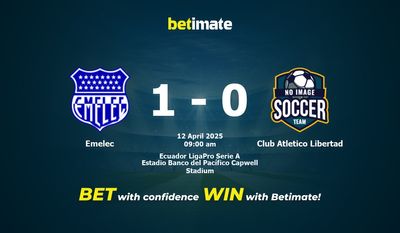 Emelec 대 Club Atletico Libertad 예측, 확률 및 베팅 팁 2025년 4월 12일