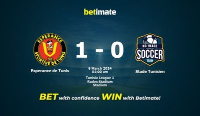 Esperance de Tunis 대 Stade Tunisien 예측, 승률 및 베팅 팁 2024년 3월 5일