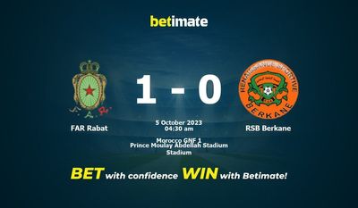 FAR 라바트 대 RSB Berkane 예측, 확률 및 베팅 팁
