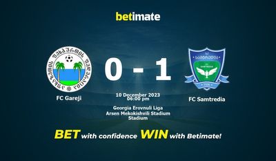 FC Gareji 대 FC Samtredia 예측, 확률 및 베팅 팁 2023-12-10