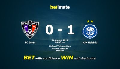 FC 인터 대 HJK 헬싱키 예측, 승률, 베팅 팁 2023-08-20